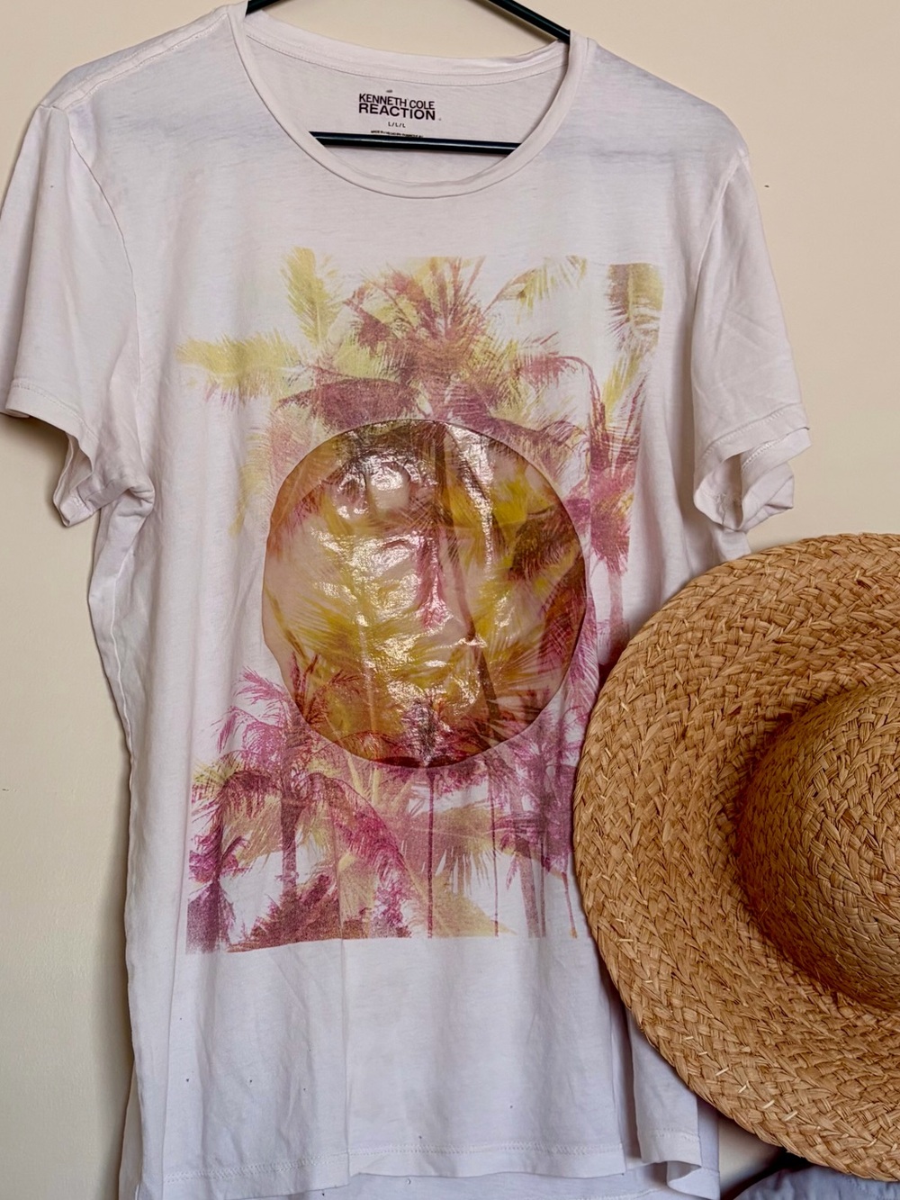 Kenneth Cole Reaction Palm Tree Graphic Tee
